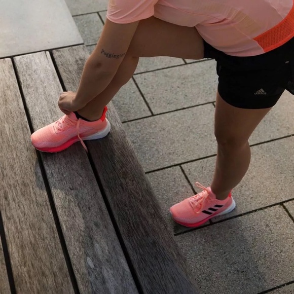 Adidas Shoes Women's 6.5 Orange Solar Boost 19 Athletic Running Sneakers - Picture 6 of 10